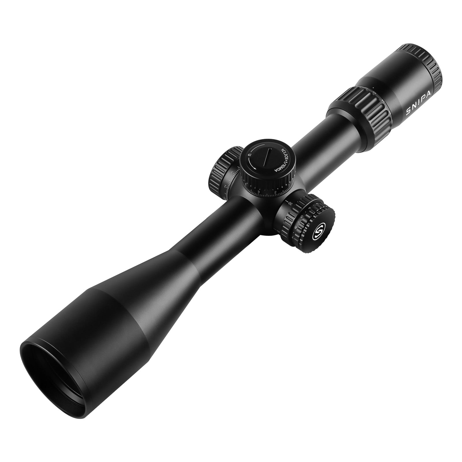 SNIPA™ ROCKIES X 5-25×56 FFP Rifle Scope – Illuminated Reticle, 34mm Tube, Zero Stop, IPX7, | Side Focus Wheel, Tactical Mount & Sunshade Tube Included