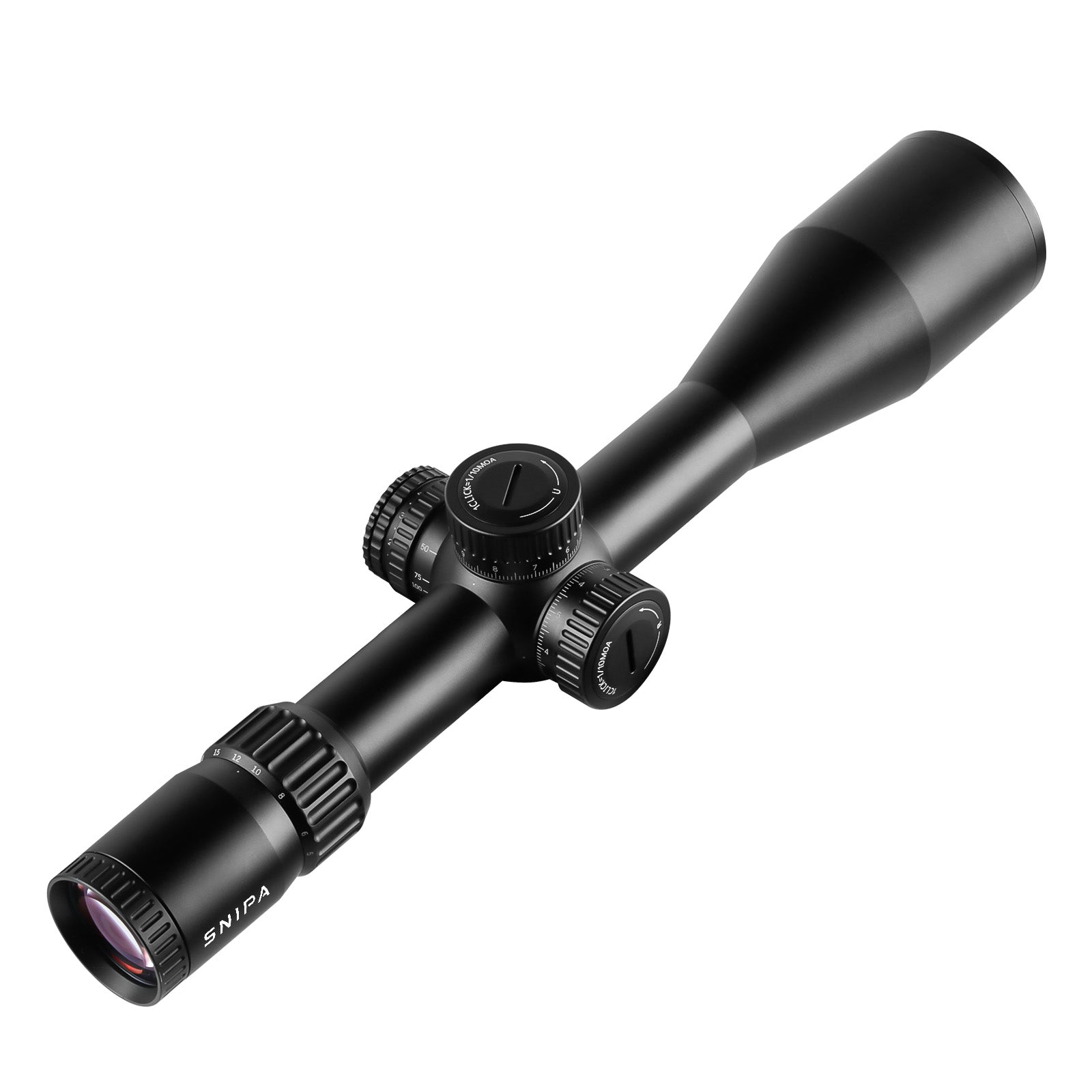 SNIPA™ ROCKIES X 5-25×56 FFP Rifle Scope – Illuminated Reticle, 34mm Tube, Zero Stop, IPX7, | Side Focus Wheel, Tactical Mount & Sunshade Tube Included