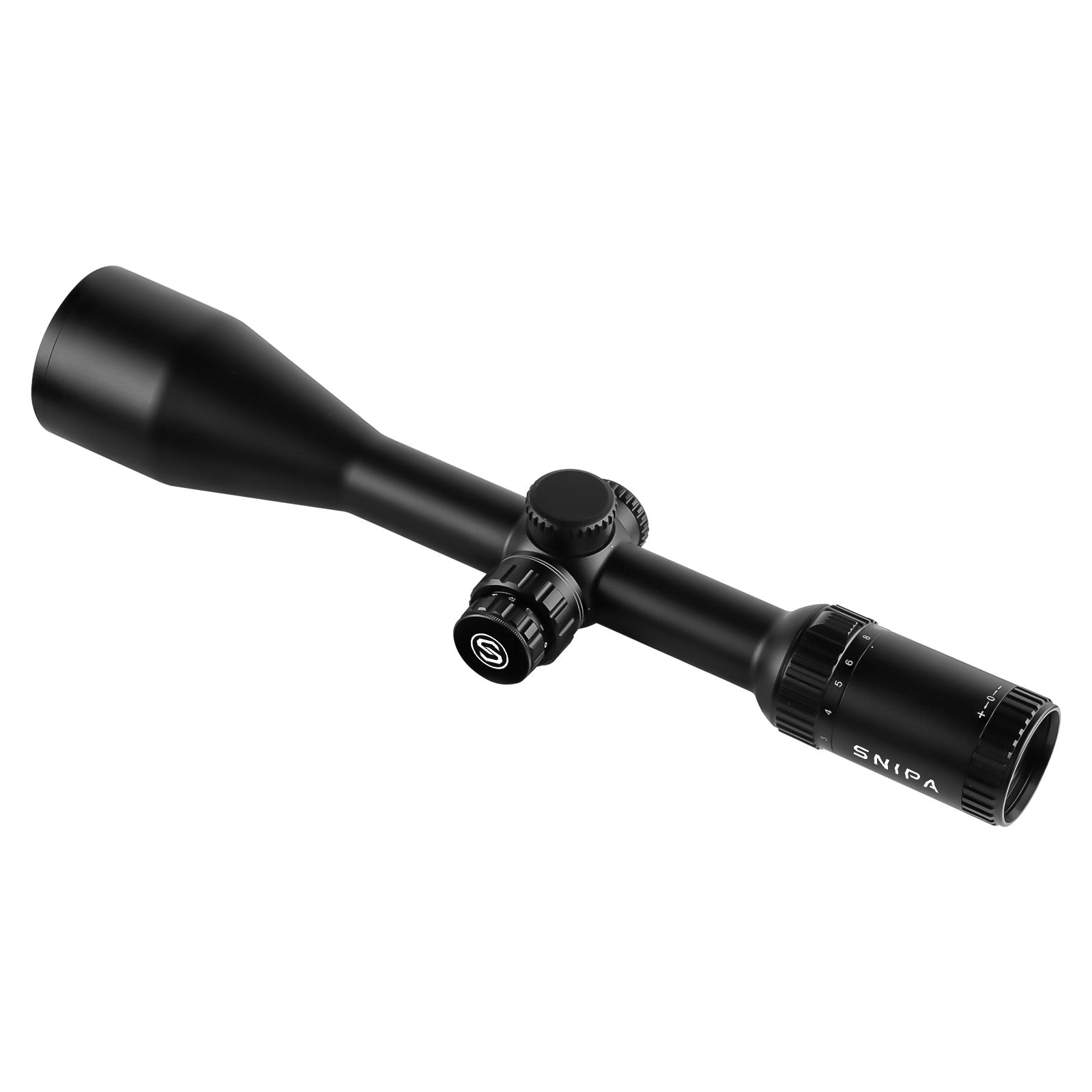 SNIPA™ POLAR X Tactical Rifle Scope 3–18×56 SFP Wide-Angle– 30mm Tube, MOA Illuminated Reticle, IPX7 | NorthLine 30 Tactical Mount + Focus Wheel