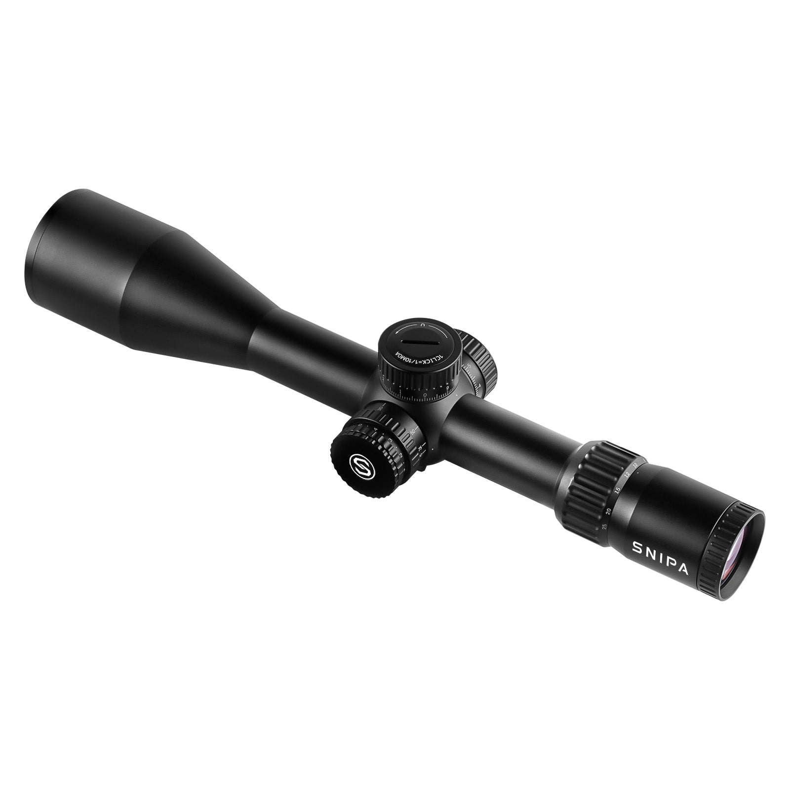 SNIPA™ ROCKIES X 5-25×56 FFP Rifle Scope – Illuminated Reticle, 34mm Tube, Zero Stop, IPX7, | Side Focus Wheel, Tactical Mount & Sunshade Tube Included