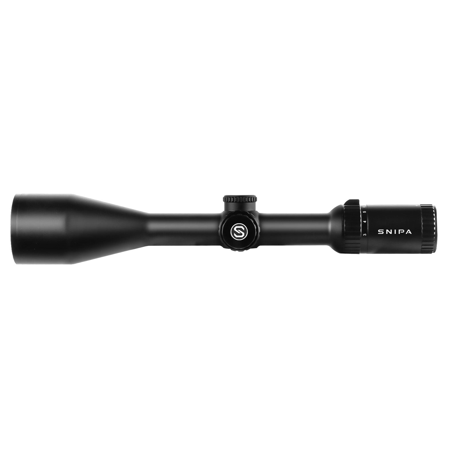SNIPA™ POLAR X Tactical Rifle Scope 3–18×56 SFP Wide-Angle– 30mm Tube, MOA Illuminated Reticle, IPX7 | NorthLine 30 Tactical Mount + Focus Wheel