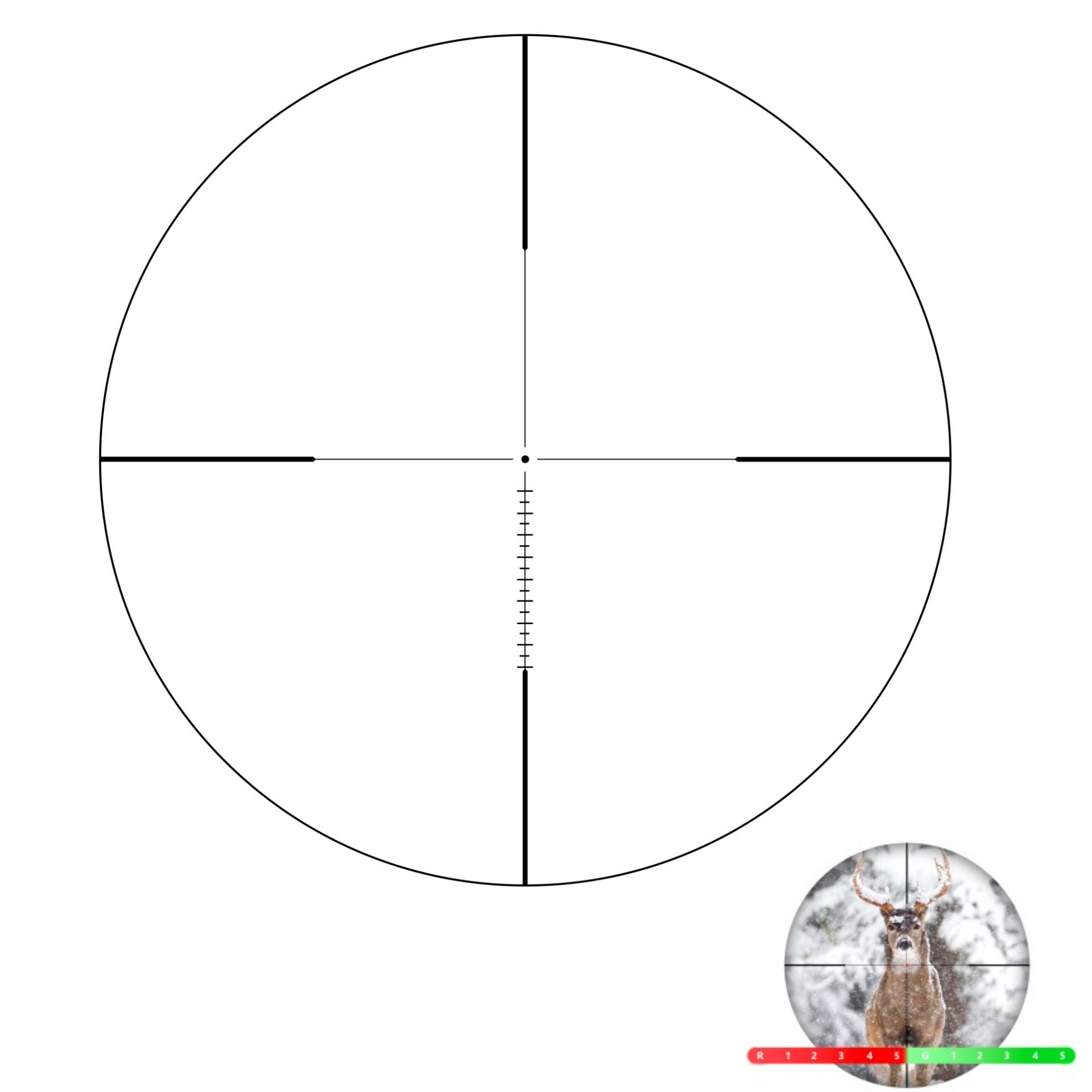 SNIPA™ POLAR X Tactical Rifle Scope 3–18×56 SFP Wide-Angle– 30mm Tube, MOA Illuminated Reticle, IPX7 | NorthLine 30 Tactical Mount + Focus Wheel