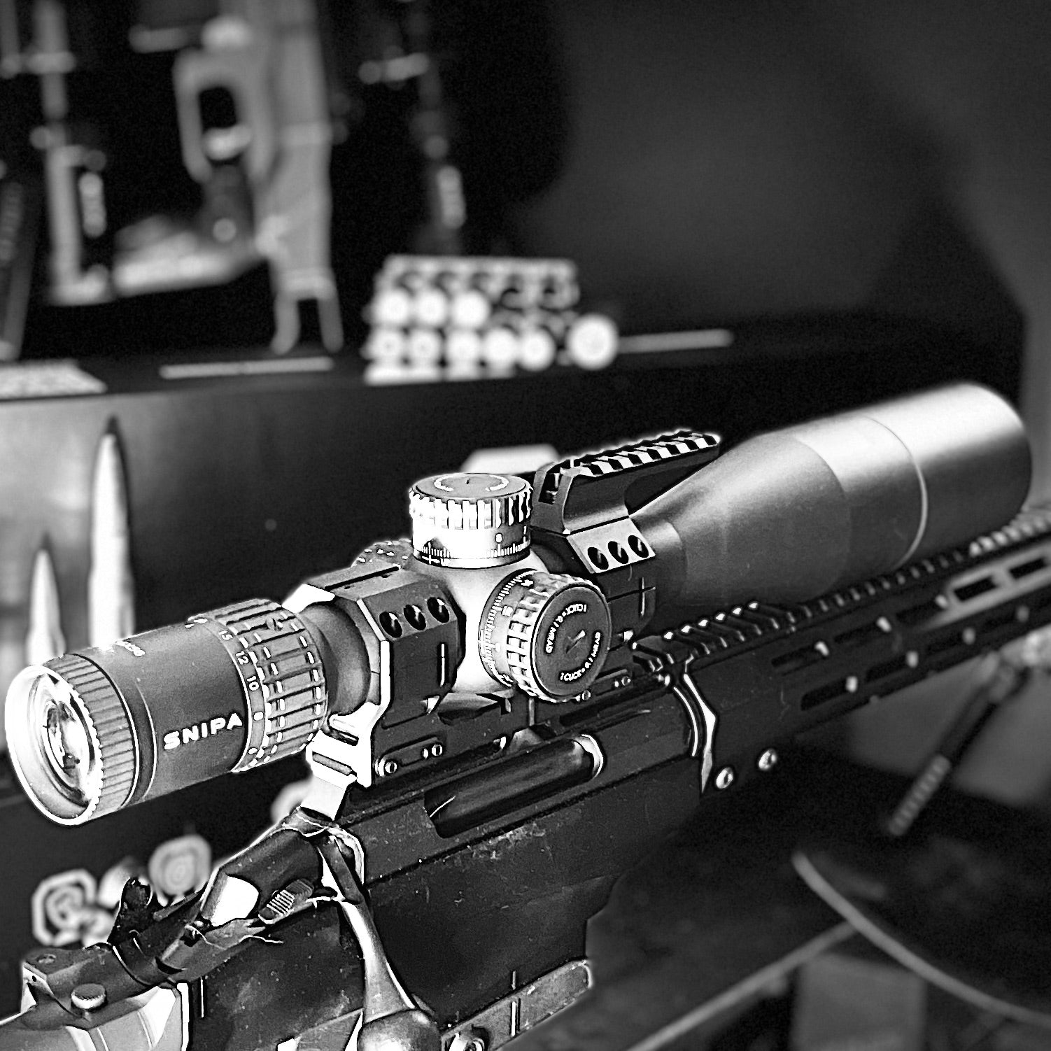 SNIPA™ WOLF ICE 6–36×56 FFP Tactical Rifle Scope – ED Lens | Illuminated MRAD Reticle, 34mm Tube, IPX7 | Tactical Mount & Sunshade Tube Included