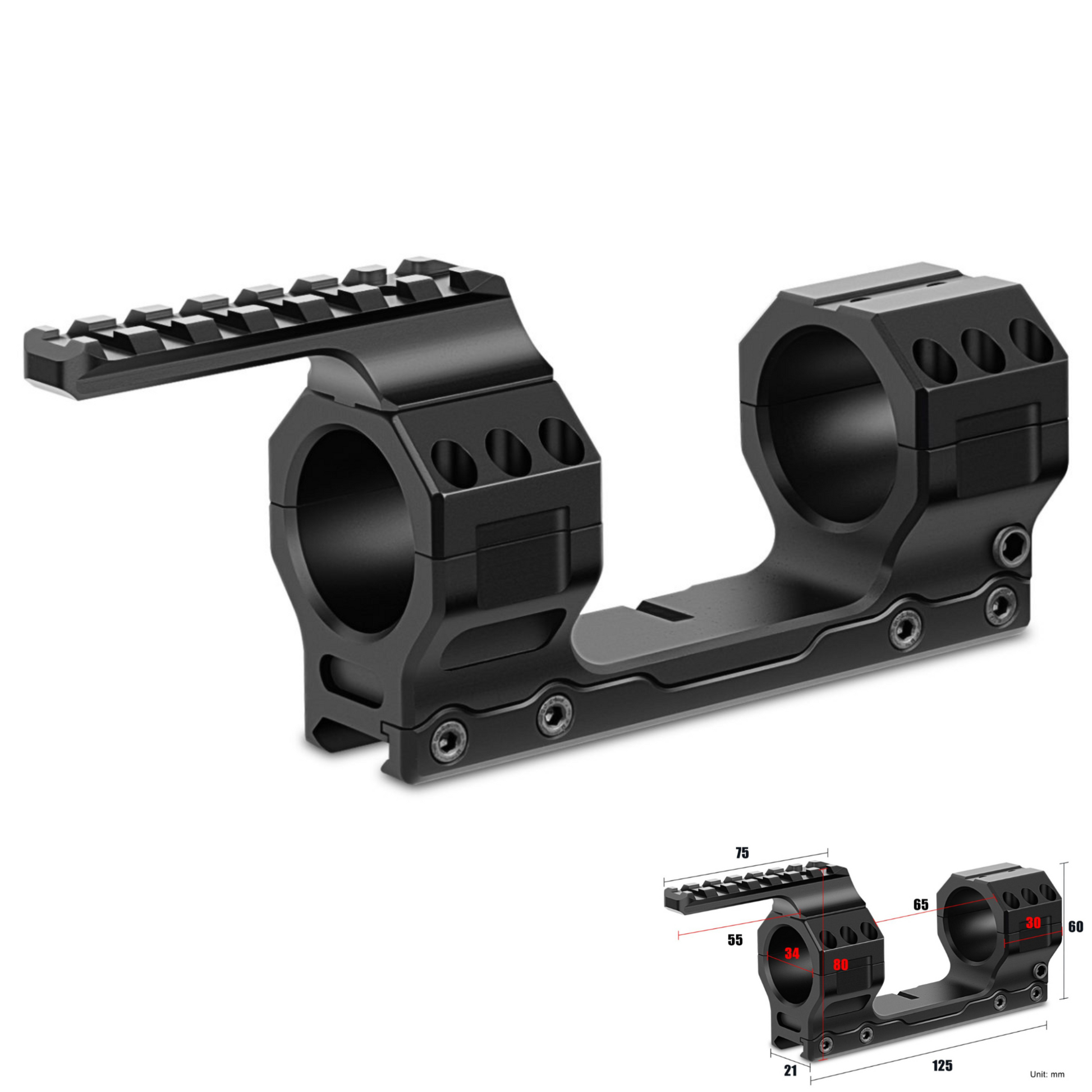 SNIPA™ ROCKIES X 5-25×56 FFP Rifle Scope – Illuminated Reticle, 34mm Tube, Zero Stop, IPX7, | Side Focus Wheel, Tactical Mount & Sunshade Tube Included