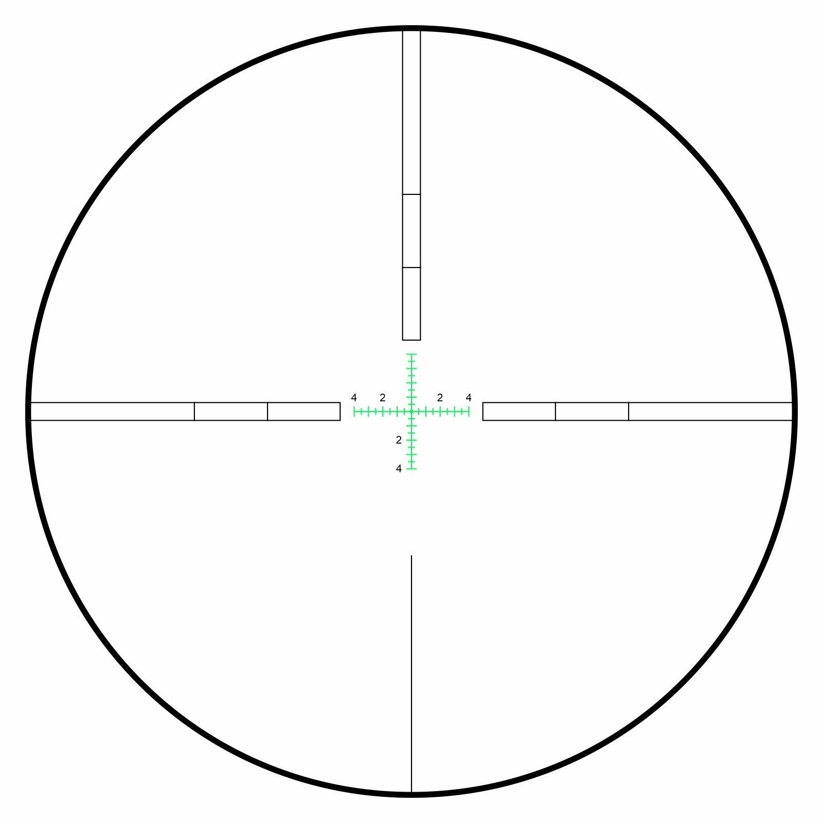 VoidRax 4-40×56 FFP- 30mm Tube, IPX7, MOA Reticle, Black Matte